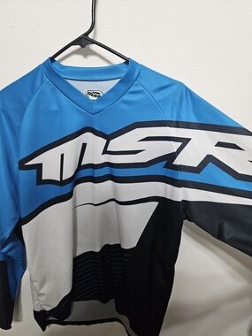 MSR Blue Black White Motocross Jersey